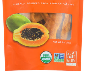 Mavuno Harvest: Dried Fruit Organic Papaya, 2 Oz