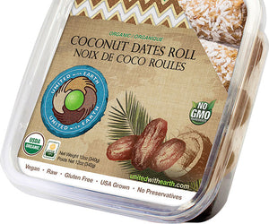 United With Earth: Organic Date Coconut Roll, 12 Oz