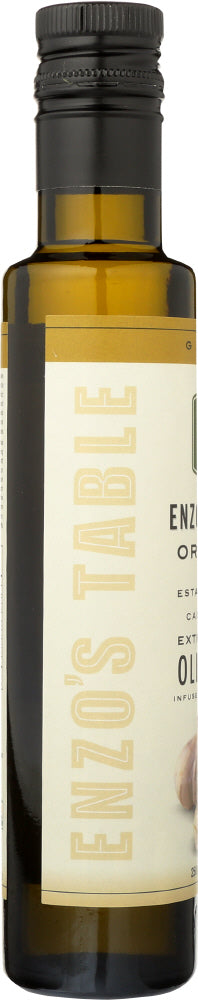 Enzo's Table: Organic Extra Virgin Olive Oil - Garlic Infused, 250 Ml