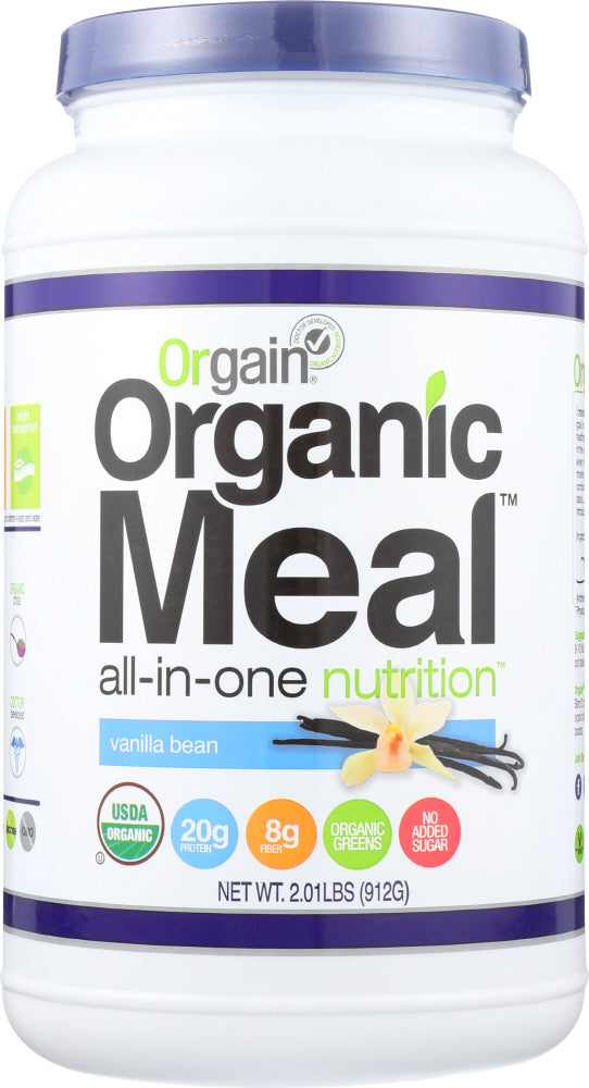 Orgain: Organic Meal All-in-one Nutrition Vanilla Bean, 2.01 Lb