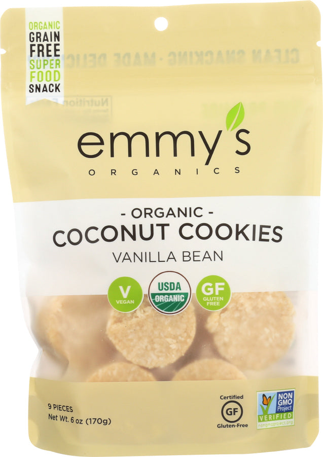 Emmys Organics: Coconut Vanilla Macaroons, 6 Oz