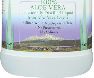 George's: Aloe Vera Liquid, 128 Oz