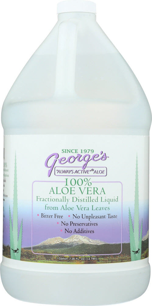 George's: Aloe Vera Liquid, 128 Oz