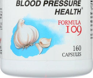 Kyolic Aged Garlic Extract: Formula 109 Blood Pressure Health, 160 Cp - RubertOrganics
