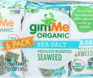 Gimme: Seaweed Roasted Sea Salt Organic, 1.05 Oz