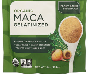 Navitas: Maca Gelatinized Powder Organic, 16 Oz