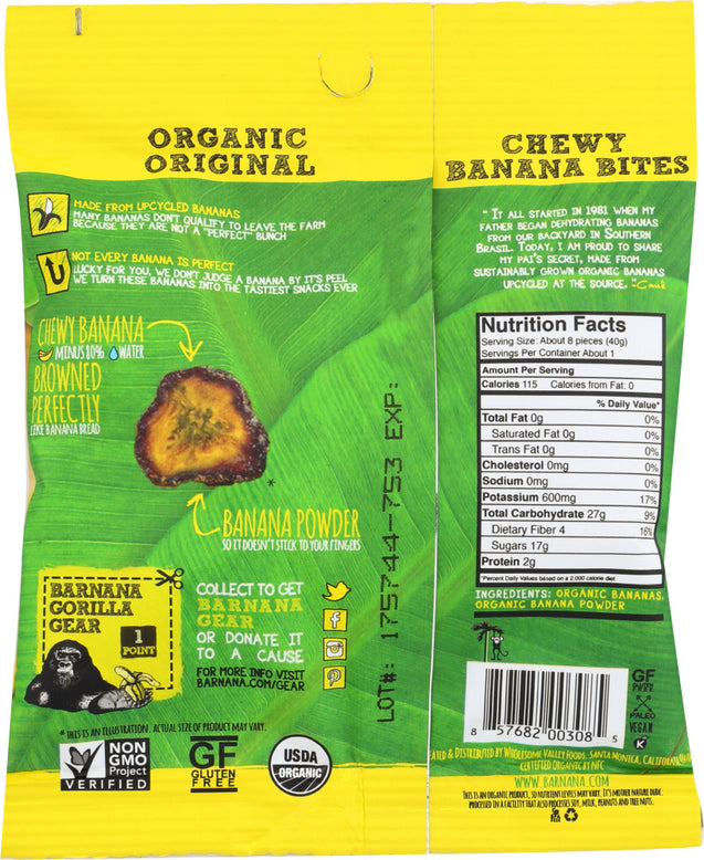 Barnana: Organic Original Chewy Banana Bites, 1.4 Oz