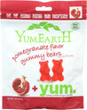 Yumearth: Pomegranate Gummy Bears + Yum, 5 Oz