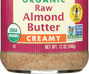 Maranatha: Organic Raw Creamy Almond Butter, 12 Oz