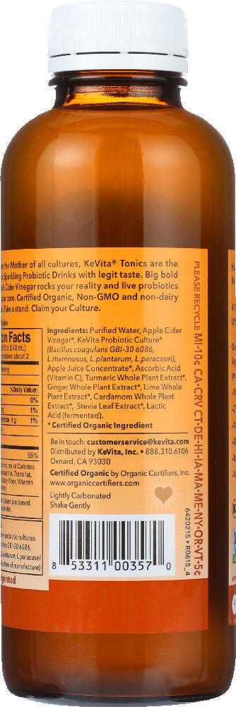 Kevita: Turmeric Ginger Tonic, 15.2 Oz - RubertOrganics