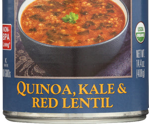 Amy's: Organic Quinoa, Kale, And Red Lentil Soup, 14.4 Oz