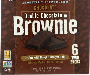Nature's Bakery: Double Chocolate Brownie Bar Chocolate 6 Bars (2 Oz Each), 12 Oz - RubertOrganics