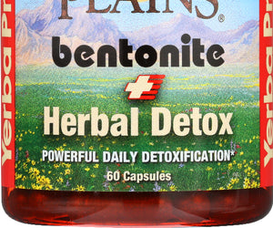 Yerba Prima: Bentonite Herbal Detox, 60 Cp