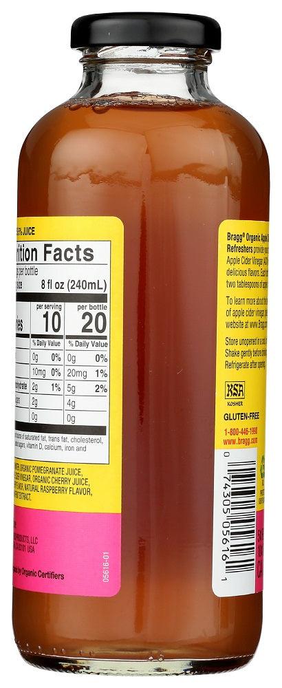 Bragg: Organic Pomegranate Cherry Apple Cider Vinegar Refreshers, 16 Oz - RubertOrganics