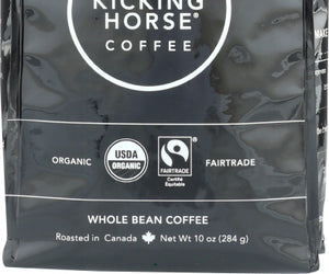 Kicking Horse: Organic Smart Ass Medium Roast Whole Bean Coffee, 10 Oz