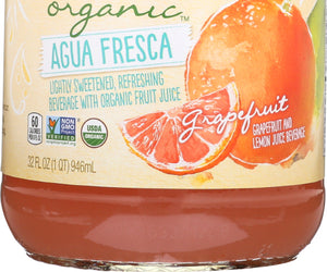 Santa Cruz: Fresca Agua Grapefruit Organic, 32 Oz