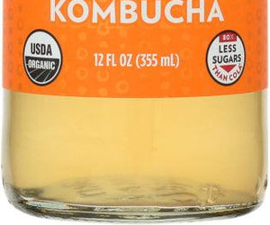 Live Soda: Orange Kombucha, 12 Oz - RubertOrganics