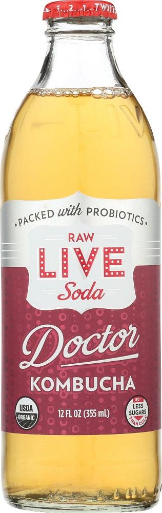 Live Soda: Doctor Kombucha, 12 Oz - RubertOrganics