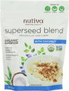 Nutiva: Organic Superseed Blend Ground Flax Chia And Hemp, 10 Oz