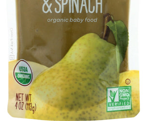 Happy Baby: Stage 2 Pear Kale Spinach Organic, 4 Oz