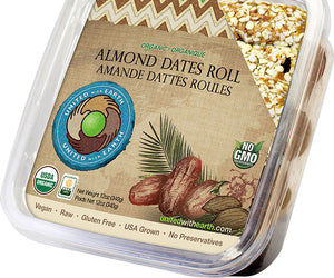 United With Earth: Organic Almond Roll Dates, 12 Oz