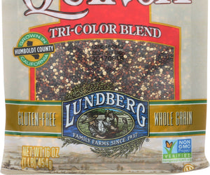 Lundberg: Organic Tri-color Blend Quinoa, 1 Lb