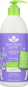 Natures Gate: Body Lotion Lavender, 18 Oz - RubertOrganics