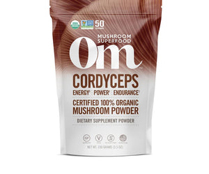 Om Organic Mushroom Nutrition: Cordyceps Mushroom Powder, 100 Gm