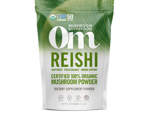 Om Organic Mushroom Nutrition: Reishi Mushroom Powder, 100 Gm