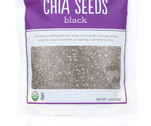 Made With: Organic Chia Seeds Black, 12 Oz