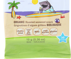 Sea Snax: Seaweed Roasted Lime Organic, .36 Oz