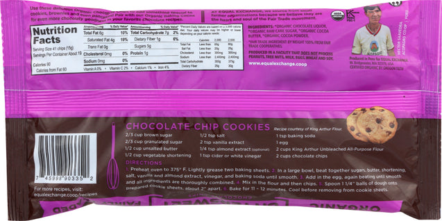 Equal Exchange: Organic Bittersweet Chocolate Chips, 10 Oz