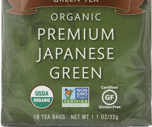 Choice Organic Teas: Premium Japanese Green Tea 16 Tea Bags, 1.1 Oz