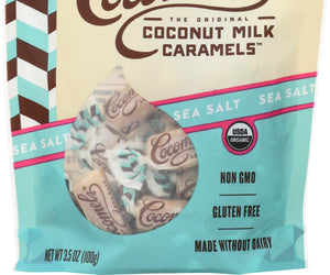 Cocomels: Cocomels Seasalt Pouch Organic, 3.5 Oz