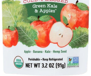 Once Upon A Farm: Green Kale & Apples Baby Food, 3.2 Oz - RubertOrganics