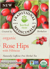 Traditional Medicinals: Tea Rose Hips Hibiscus Organic, 16 Bg