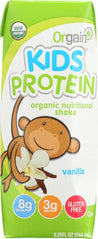 Orgain:  Healthy Kids Organic Nutritional Shake Vanilla, 8.25 Oz - RubertOrganics