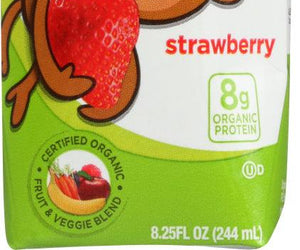 Orgain: Healthy Kids Organic Nutritional Shake Strawberry Gluten Free Non Gmo Kosher, 8.25 Oz - RubertOrganics