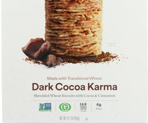 Kashi: Wheat Biscuit Cereal Dark Cocoa Karma, 16.1 Oz - RubertOrganics