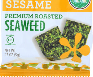 Gimme: Organic Roasted Seaweed Snacks Sesame, 0.17 Oz