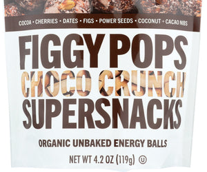 Made In Nature: Organic Choco Crunch Figgy Pops Super Snacks, 4.2 Oz