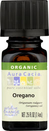 Aura Cacia: Organic Oregano Essential Oil, 0.25 Oz