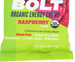 Probar: Energy Chew Raspberry Organic, 2.1 Oz