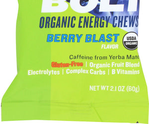 Probar: Bolt Organic Energy Chews Berry Blast, 2.1 Oz
