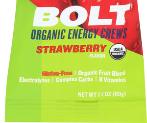 Probar: Bolt Organic Energy Chew Strawberry, 2.1 Oz
