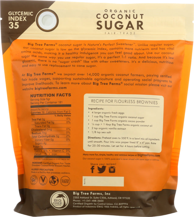 Big Tree Farms: Organic Coconut Sugar Blonde, 32 Oz