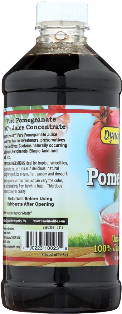 Dynamic Health: Pure Pomegranate Juice Concentrate, 16 Oz - RubertOrganics