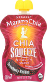 Mamma Chia: Organic Chia Squeeze Vitality Snack Strawberry Banana, 3.5 Oz