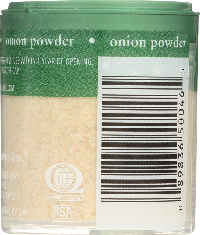 Simply Organic: Onion White Powder Organic, 0.74 Oz