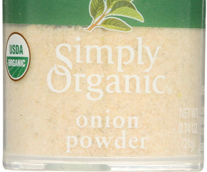 Simply Organic: Onion White Powder Organic, 0.74 Oz